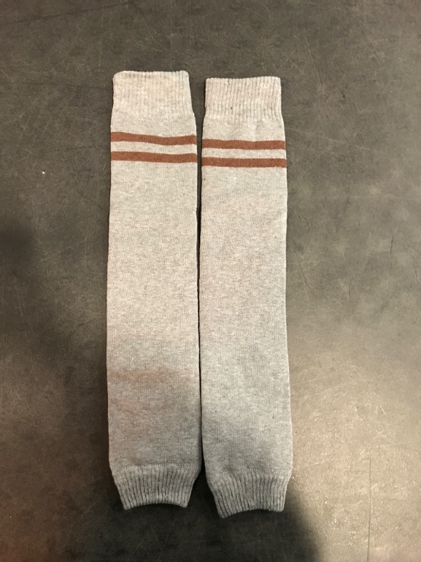 Photo 1 of Stripe Simple Women Stockings Long Socks Over Knee Socks Knitting Leg Warmers