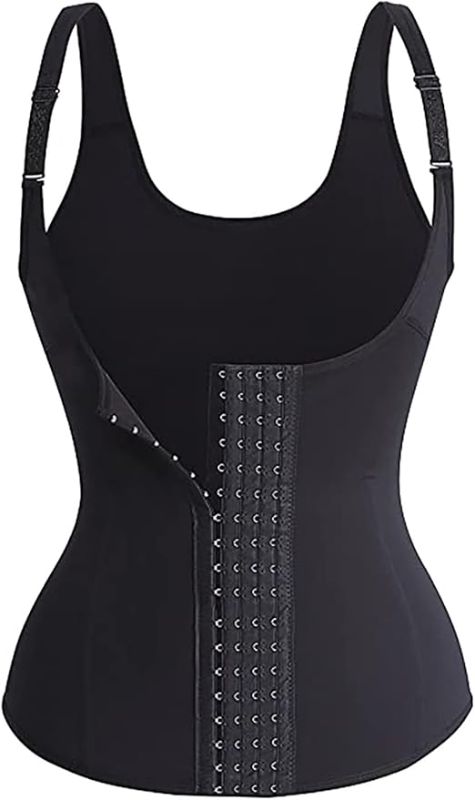 Photo 1 of Womens Waist Trainer Vest Bust Uplift Tummy Control Body Shaper Tank Tops Sport Perspiration Corset Cincher Tanks With Extra Cincher