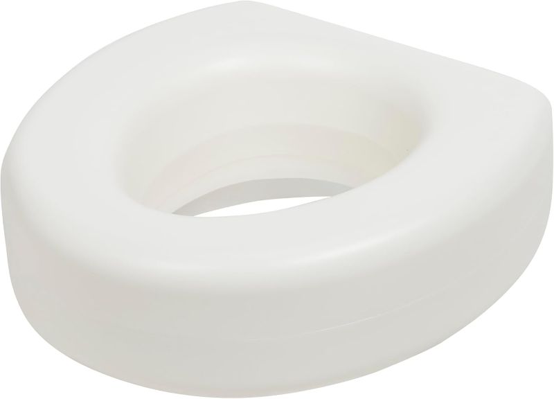 Photo 1 of AquaSense 770-610 4 Inch Portable Raised Toilet Seat Riser, Elevated Toilet Seat for Seniors