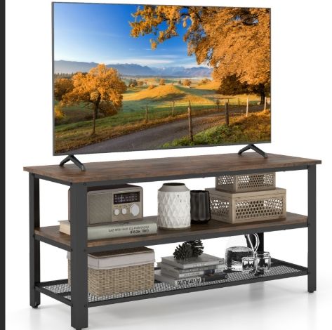 Photo 1 of TV Stand with Power Outlets for TVs up to 50 Inch