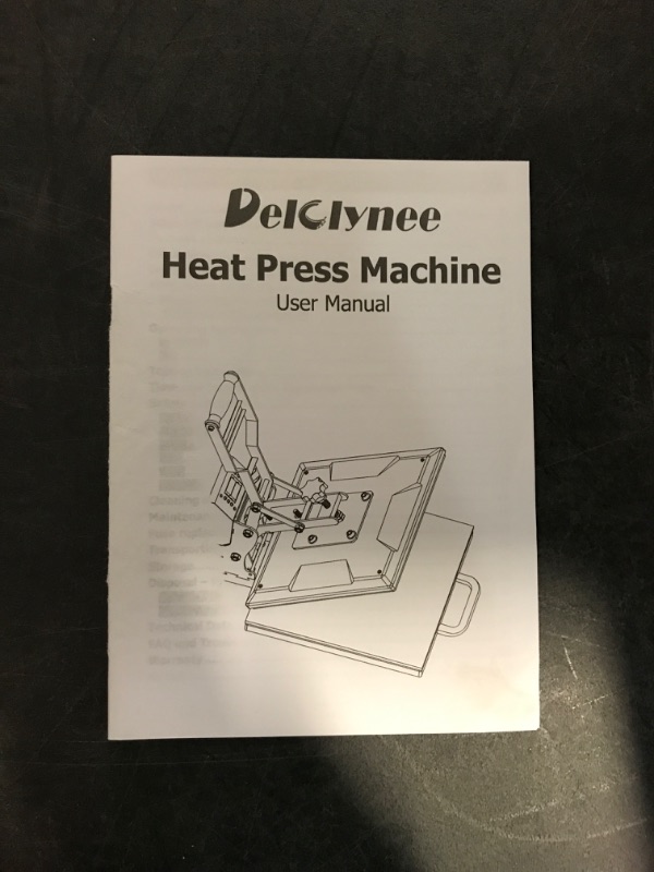 Photo 4 of Delclynee 15" x 15" High Pressure Heat Press Machine for T Shirts, Industrial-Quality Digital Sublimation Printer for Heat Transfer Vinyl