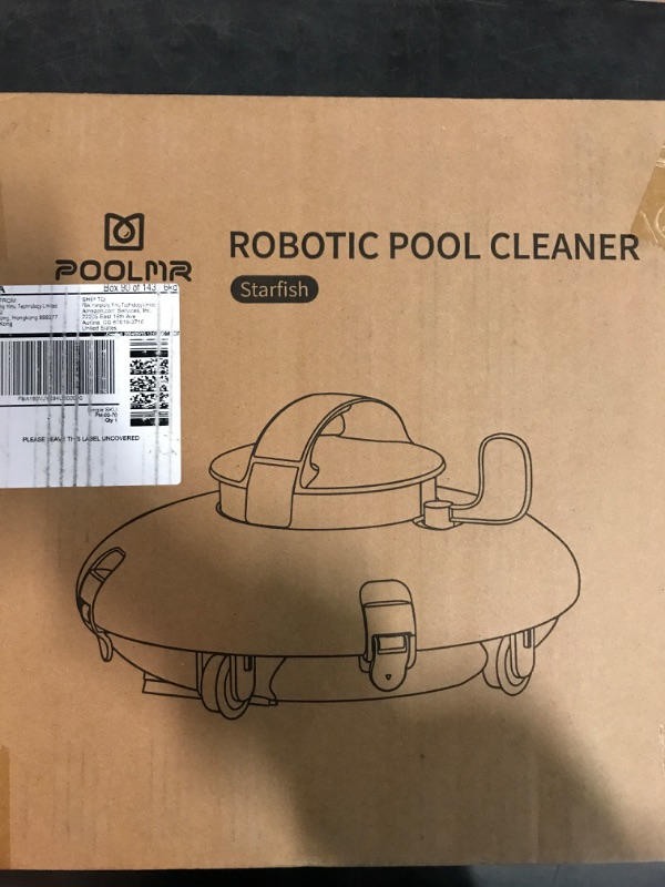 Photo 4 of Cordless Robotic Pool Cleaner - Above Ground Pool Vacuum - 52 Ft/Min Speed, Dual-Motor, IPX8 Waterproof, Self-Parking, Ideal for Flat Swimming Pools, Blue Model2 (Updated Version)