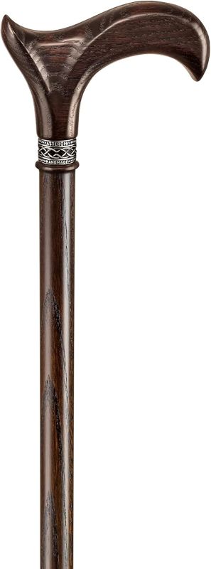 Photo 1 of Asterom Walking Cane - Handmade, Ergonomic, Wooden - Canes for Men, Cane for Women - Walking Sticks for Seniors, Unique, Wood - FSA/HSA Eligible