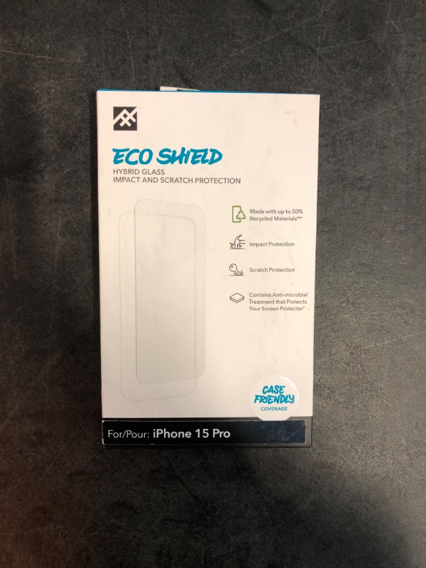 Photo 2 of IFrogz Apple iPhone 15 Pro Eco-Shield Screen Protector