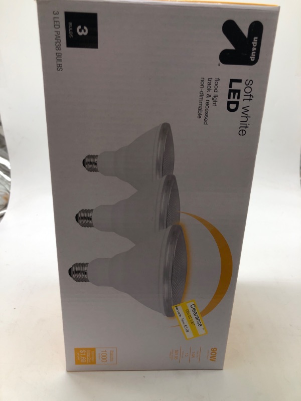 Photo 2 of LED 90W 3pk Light Bulbs Soft White - up & up™
