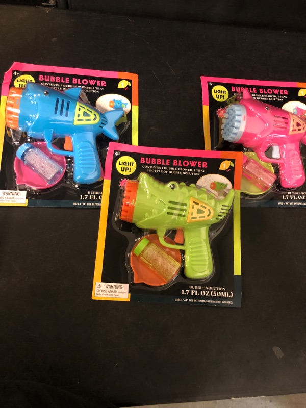 Photo 1 of Bubble  Blower 3 PACK