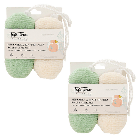 Photo 1 of Tea Tree Infused Soap Savers (4 Pack)
