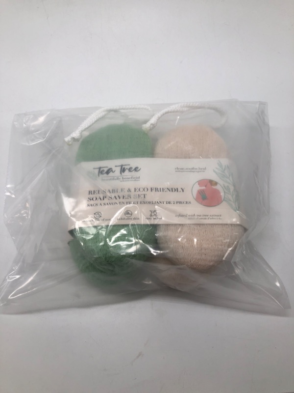 Photo 2 of Tea Tree Infused Soap Savers (4 Pack)
