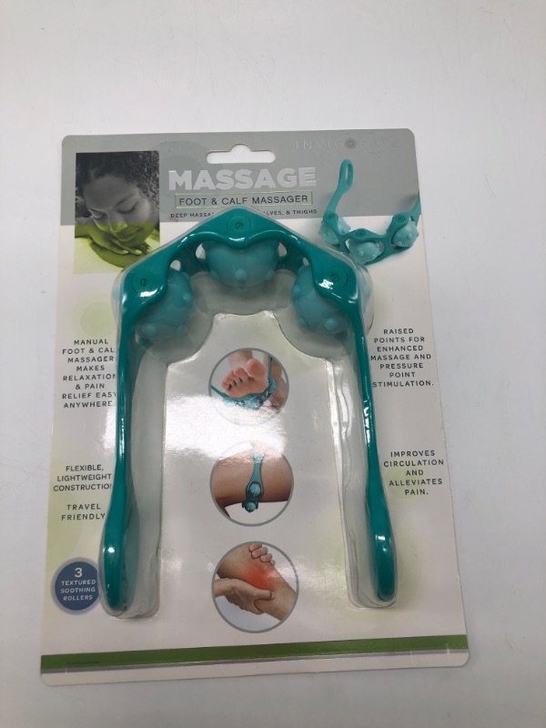 Photo 2 of Foot + Calf Rolling Handheld Ball Massager
