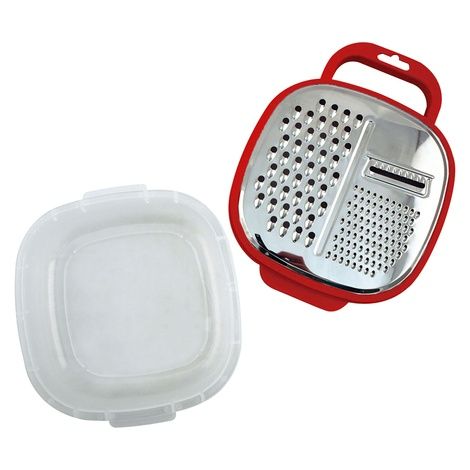 Photo 1 of EuroHome Stainless Steel Grater with Storage