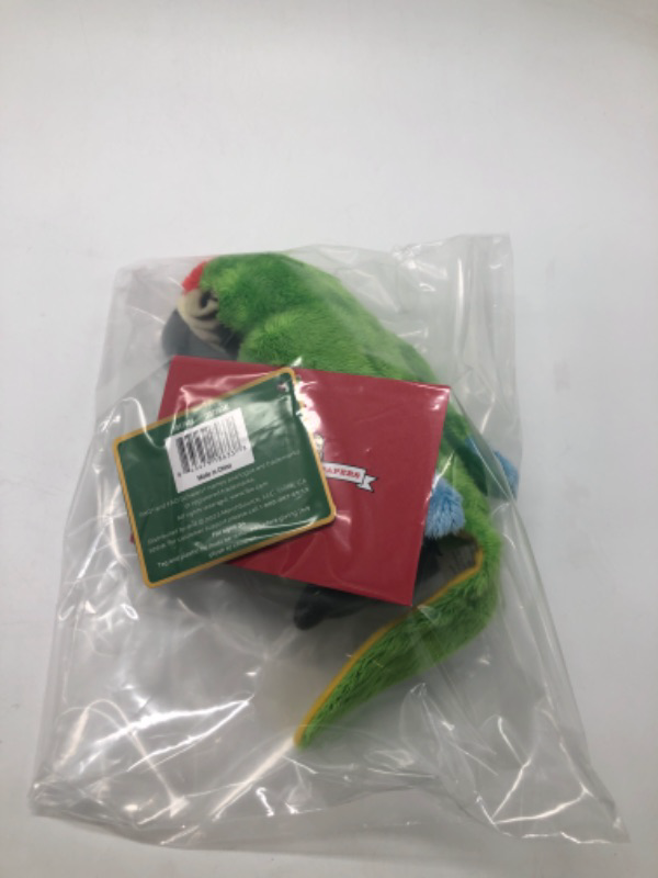 Photo 2 of FAO Schwarz Adopt a Wild Pal Parrot Plush (Green)
