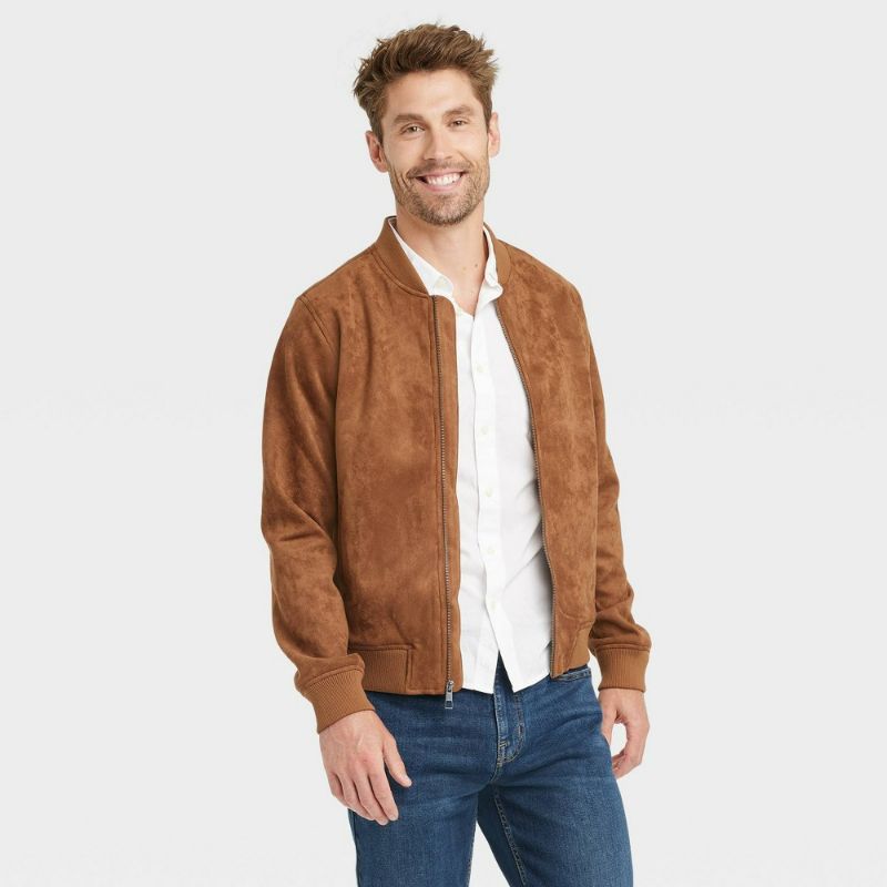 Photo 1 of Men's  XXL Lightweight Bomber Jacket - Goodfellow & Co™ Tan
