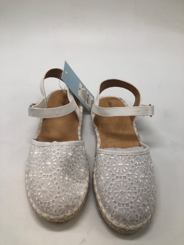 Photo 1 of 12T Toddler Holly Jute Espadrille Sandals - Cat & Jack™ White
