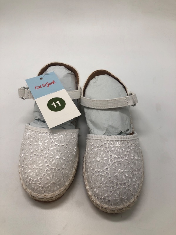 Photo 2 of 11T Toddler Holly Jute Espadrille Sandals - Cat & Jack™ White
