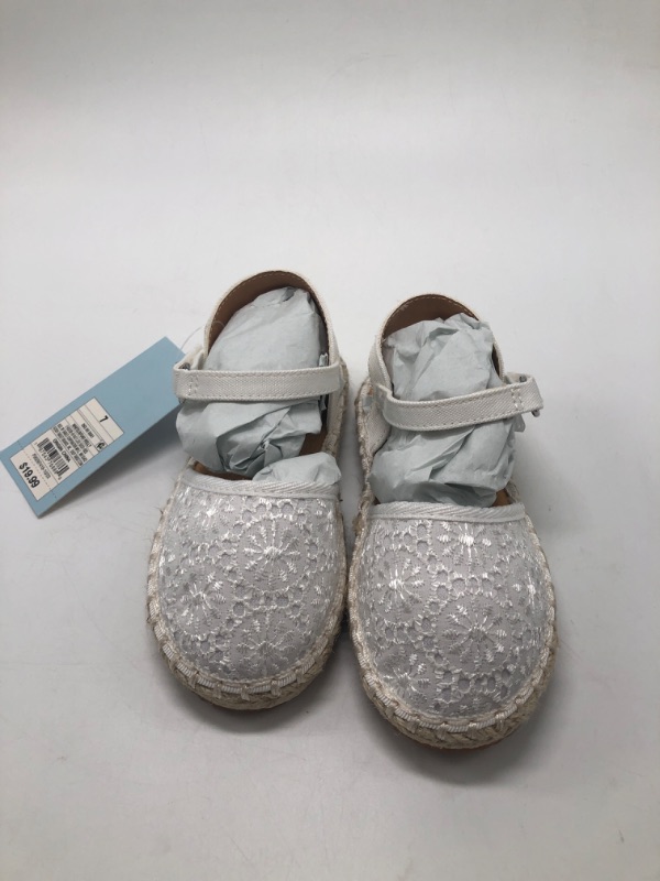 Photo 2 of 7T Toddler Holly Jute Espadrille Sandals - Cat & Jack™ White
