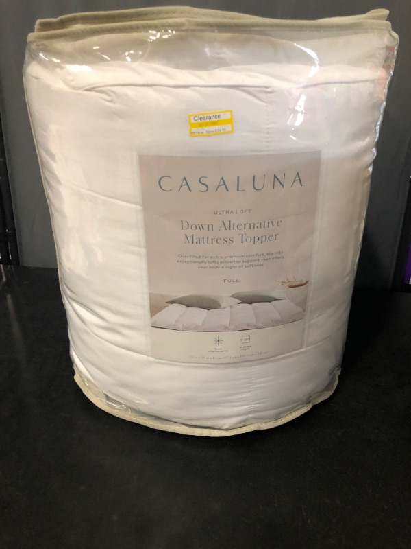 Photo 2 of Full Ultra Loft Down Alternative Mattress Topper - Casaluna™
