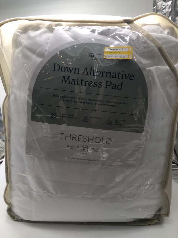 Photo 2 of Full Down Alternative Mattress Pad - Threshold™
