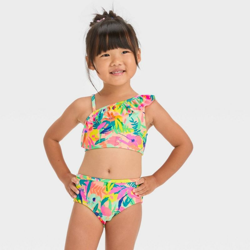 Photo 1 of 12M Baby Girls' Ruffle Bikini Set - Cat & Jack™ 
