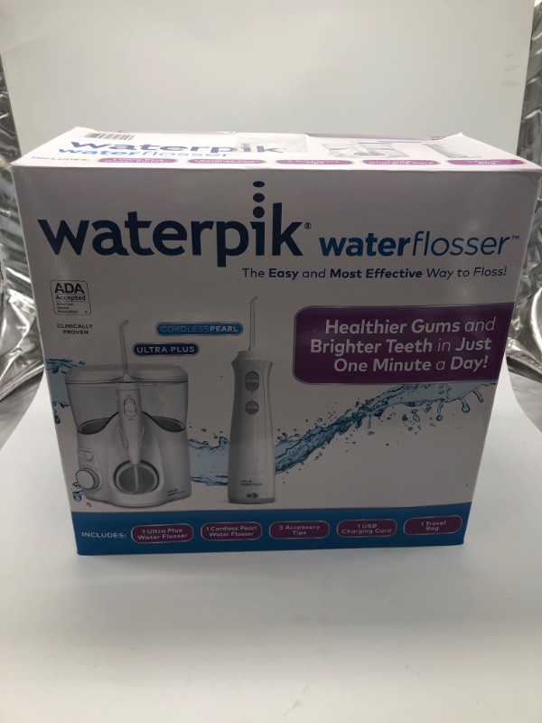 Photo 2 of Waterpik Ultra Plus and Cordless Pearl Water Flosser Combo Pack
