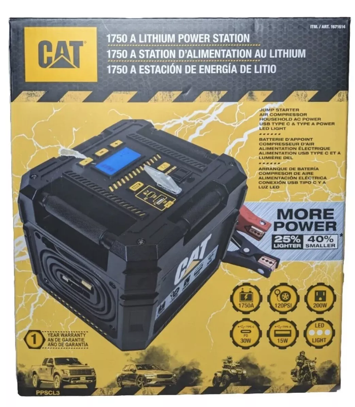 Photo 1 of CAT Cube Lithium 4-in-1 Portable Jump Starter
