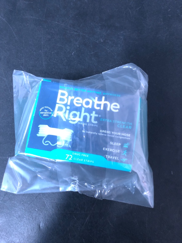 Photo 2 of Breathe Right Extra Strength Nasal Strips, 72 Strips
