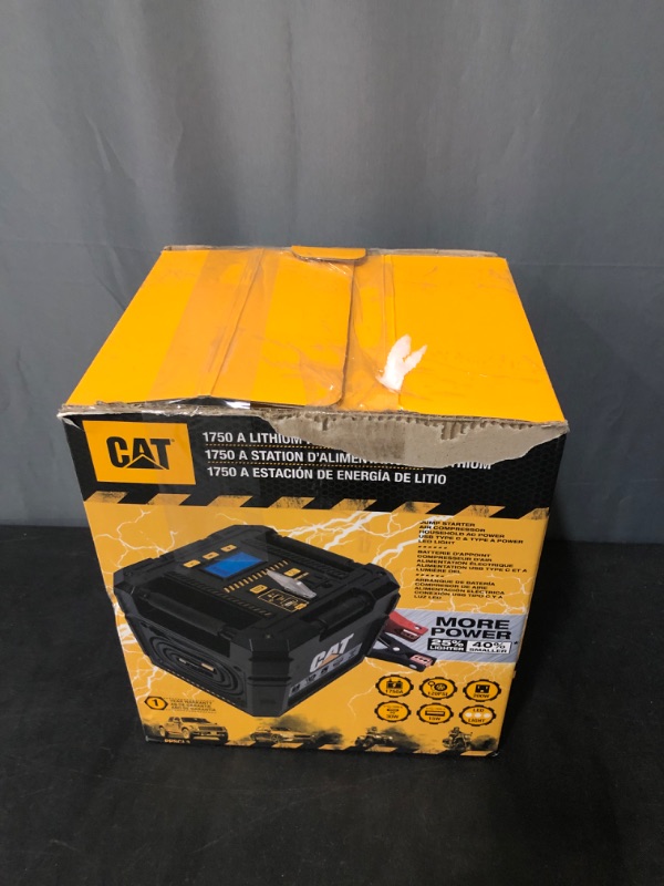 Photo 2 of CAT Cube Lithium 4-in-1 Portable Jump Starter
