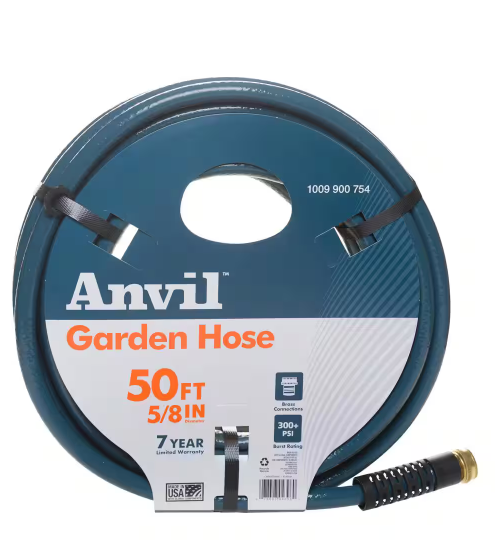 Photo 1 of Anvil 5/8 in. x 50 ft. Medium-Duty Garden Hose