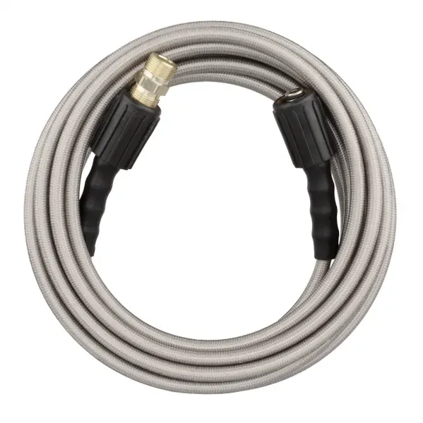 Photo 1 of 1/4 in. x 25 ft. Replacement/Extension Hose with M22 Threaded Connections for 3200 PSI Cold Water Pressure Washers
