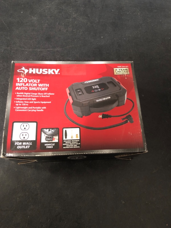 Photo 1 of Husky 120-Volt Inflator