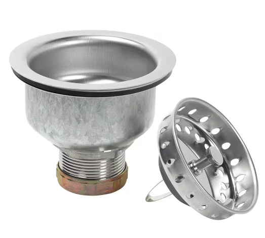 Photo 1 of Glacier Bay Specification Kitchen Sink Strainer - Stainless steel with polished finish