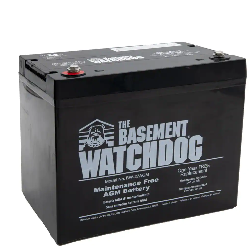 Photo 1 of Basement Watchdog
Maintenance Free (AGM) Standby Battery