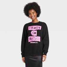 Photo 1 of Medium Women's Mean Girls That's So Fetch Graphic Sweatshirt - Black 