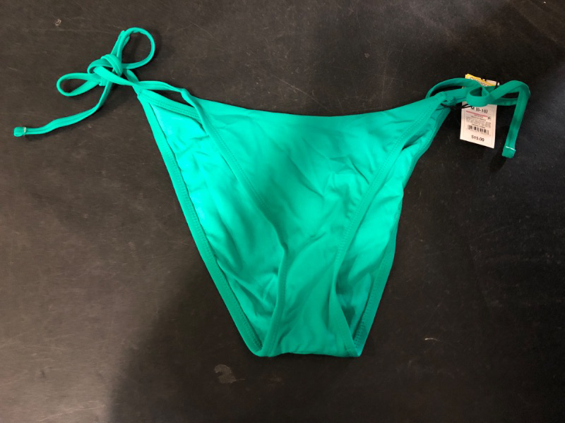 Photo 2 of Medium Women's Side-Tie Bikini Bottom - Shade & Shore Green 