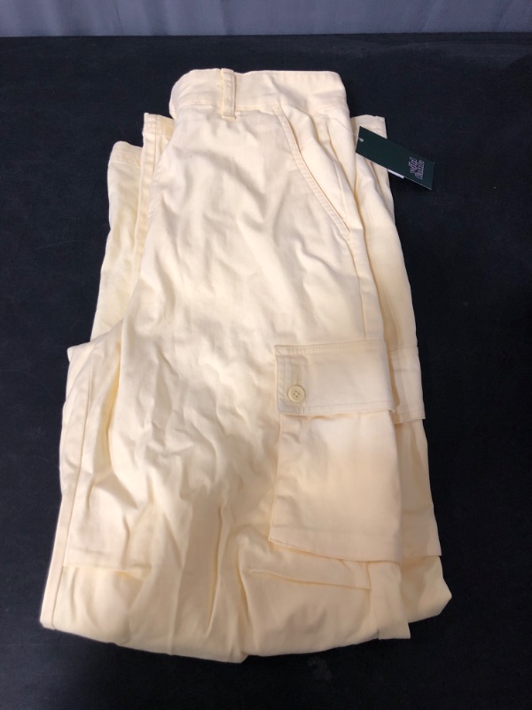 Photo 4 of Medium Women's High-Rise Cargo Utility Pants - Wild Fable Light Yellow 
