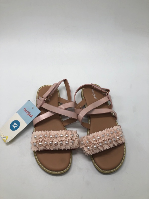 Photo 2 of 12T Toddler Arlene Sandals - Cat & Jack Light Pink 