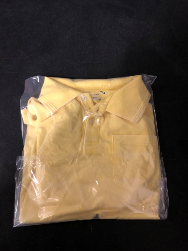 Photo 3 of Boys' Short Sleeve Washed Polo Shirt - art class Lemon Yellow S