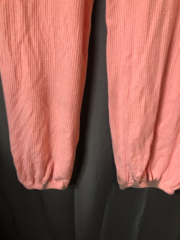 Photo 3 of Medium Women's Cozy Ribbed Jeggings Jogger Pants - Colsie™ Pink 