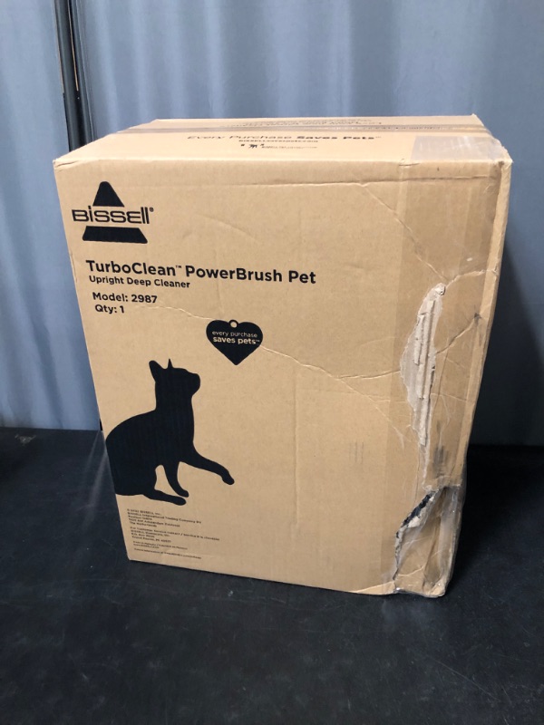 Photo 2 of Bissell TurboClean PowerBrush Pet Carpet Cleaner, 2987,Green/ Black large
