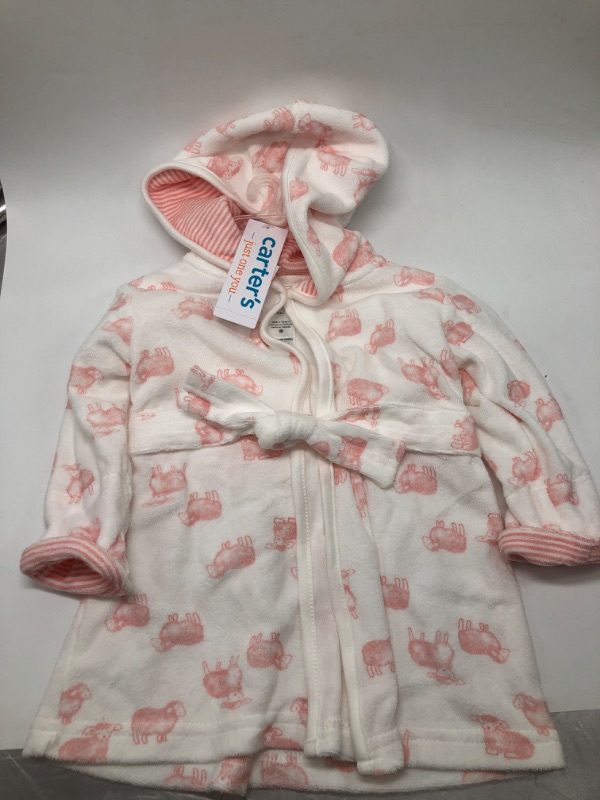 Photo 2 of 0-9 months Carter's Just One You® Baby Girls' Sheep Bath Robe - Pink
