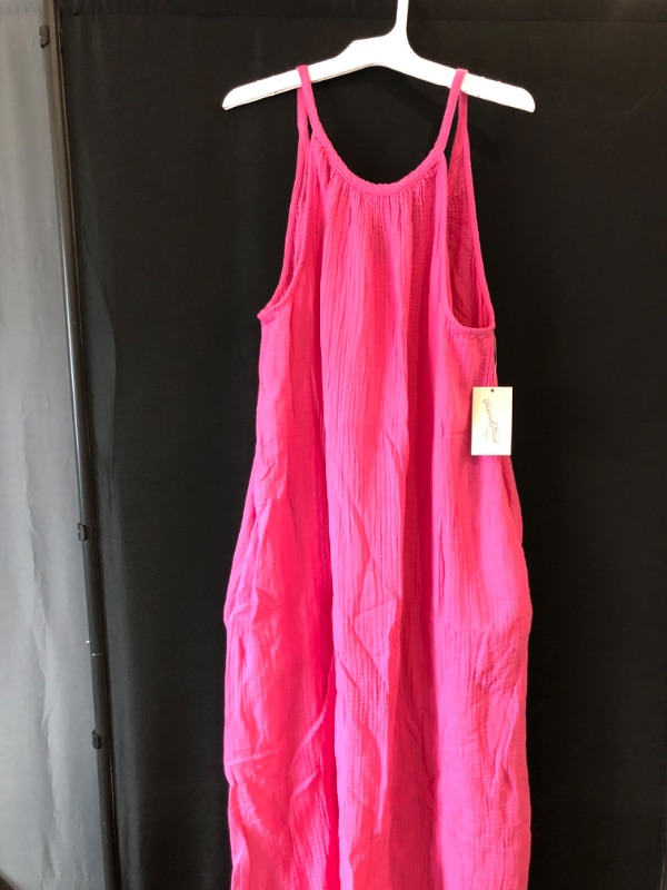 Photo 2 of Large Women's Scoop Back Maxi Shift Dress - Universal Thread™ Pink 
