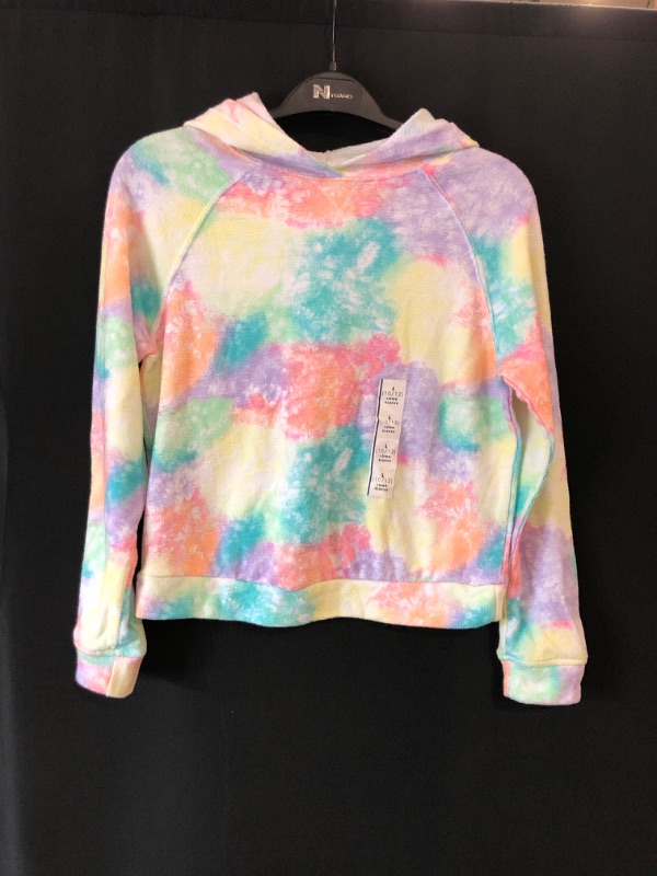 Photo 1 of Large Girls' Tie-Dye Hooded Pullover Sweatshirt - Cat & Jack™ 
