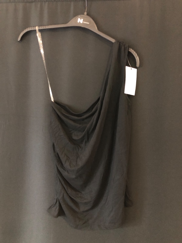 Photo 1 of Large Women's Slim Fit One Shoulder Tank Top - a New Day™ Black 
