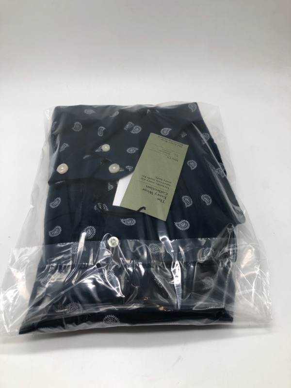 Photo 2 of Small Men's Every Wear Long Sleeve Oxford Button-Down Shirt - Goodfellow & Co™ Navy Blue 