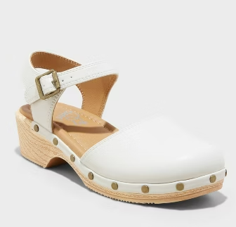 Photo 1 of Size 5 Kids' Daisy Clog Heels - art class Off-White 
