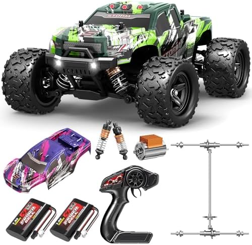 Photo 1 of 1:18 All Terrain RC Car for Adults & Boys (18305), 4WD Off-Road RC Truck High Speed Fast 40+ KPH, 4X4 Waterproof Remote Control Car with 2 Rechargeable Batteries