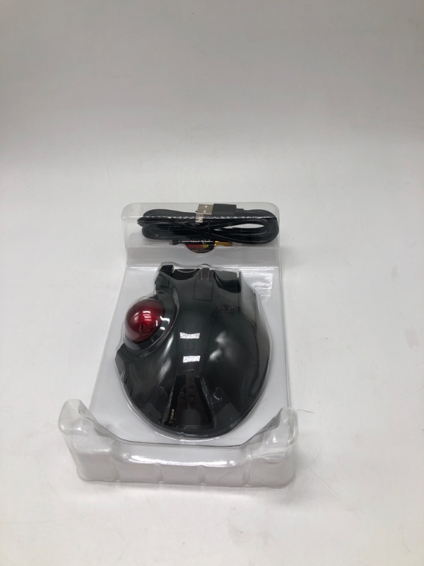 Photo 2 of ELECOM Trackball Mouse Wireless, Ergonomic Mouse, 3 Device Connection, Wired (USB), Bluetooth, Track Ball Mouse, Thumb Control, Compatible for PC, Laptop, Mac, Windows, macOS, EX-G Pro (M-XPT1MRXBK)
