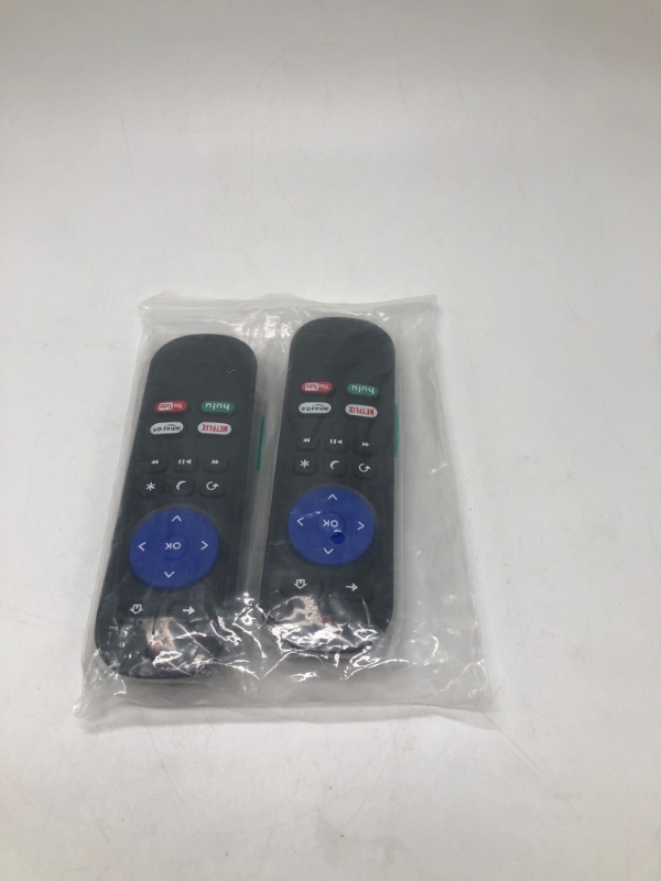 Photo 2 of (Pack of 2) Replacement Remote Control Only for Roku TV, Compatible for TCL Roku/Hisense Roku/Onn Roku/Philips Roku Smart TVs(Not for Stick and Box)