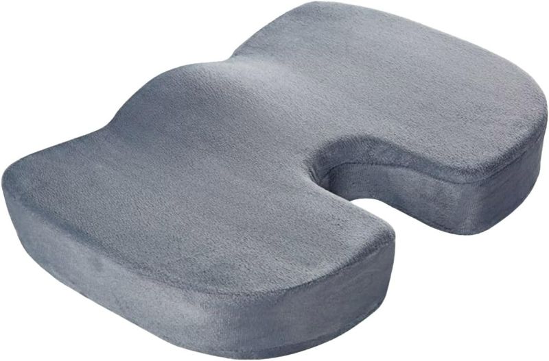 Photo 1 of Chair Cushions Gel Enhanced Seat Cushion for Office Chair Car Seat Cushion Non Slip Gel & Memory Foam Computer Chair Pad Butt Pillow for Driving (Gray A)