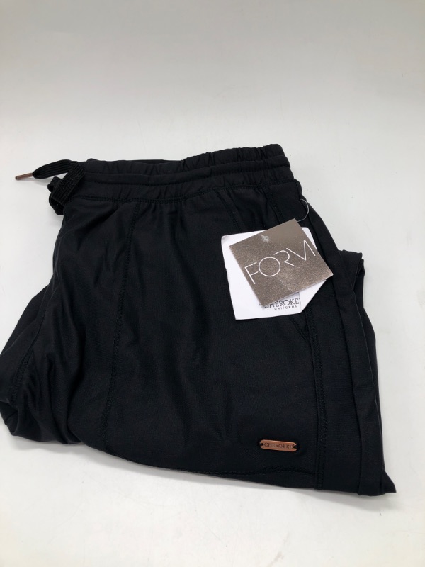 Photo 1 of SIZE Petite MEDIUM - Form Scrub Pants for Women, Stretchy Knit Drawstring Scrubs for Women CK095