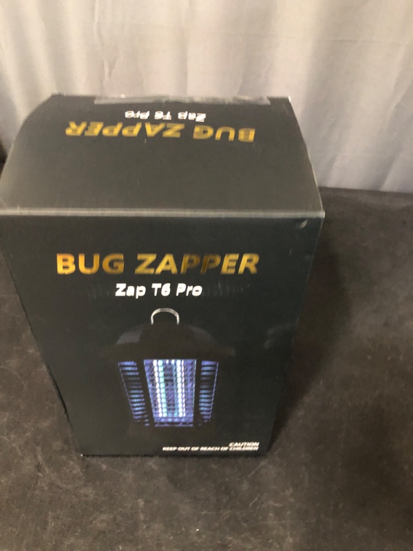 Photo 3 of GOOTOP Bug Zapper Outdoor, Mosquito Zapper Outdoor, Electric Fly Zapper,Fly Traps, Mosquito Killer, 3 Prong Plug,Flying Insects Zapper Outdoor 90-130V, ABS Plastic Outer (Black)